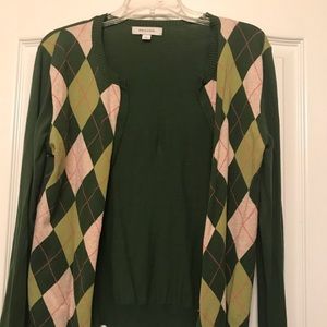 Pink and Green Sweater